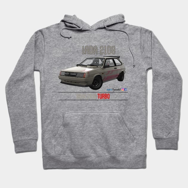 Lada 2108 Turbo FOX Hoodie by PjesusArt